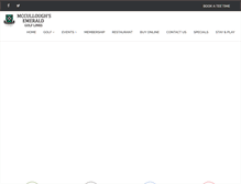 Tablet Screenshot of mcculloughsgolf.com